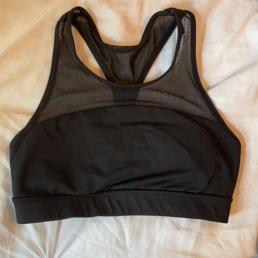 Lululemon black sports bra size 2